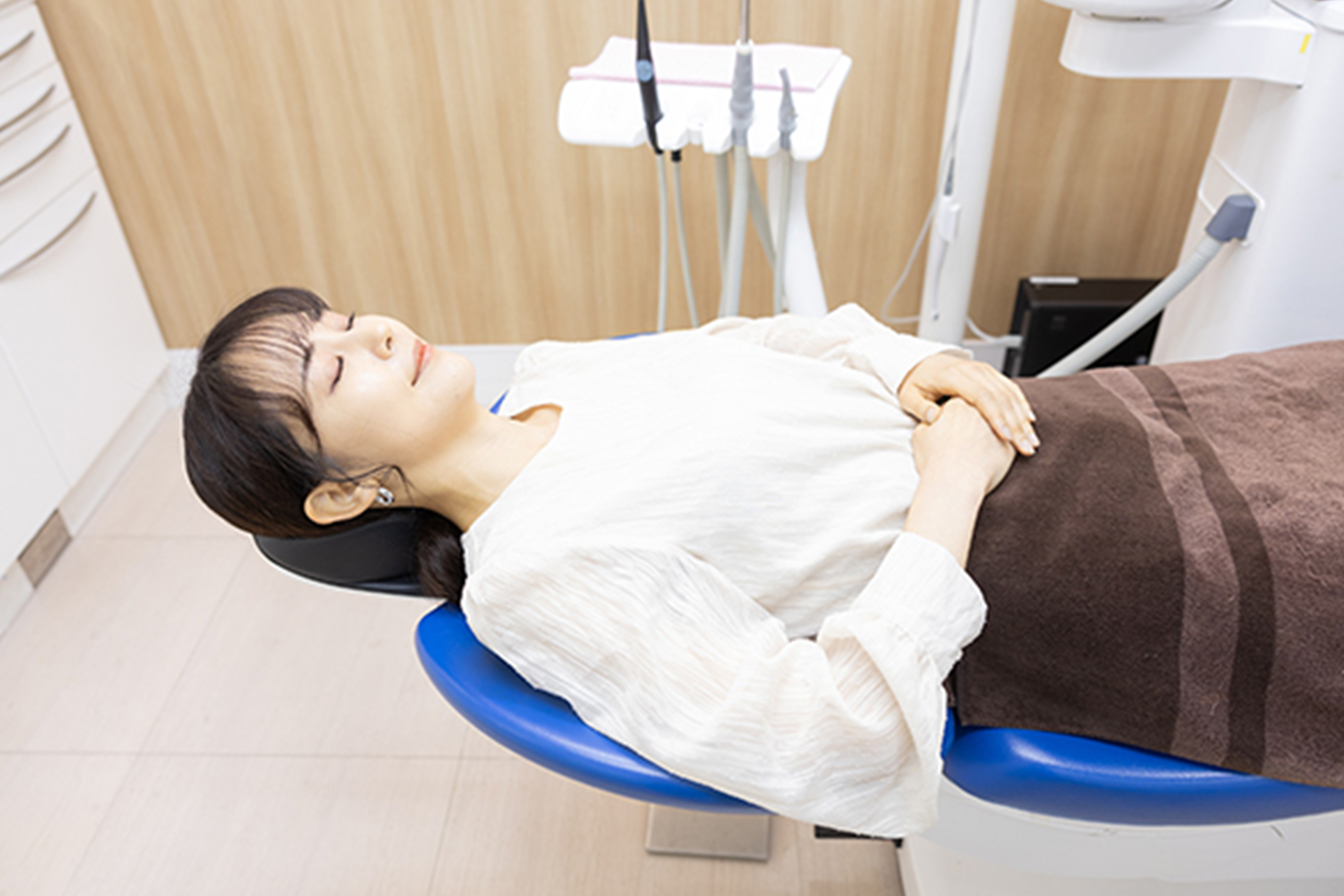 静脈内鎮静法の治療風景